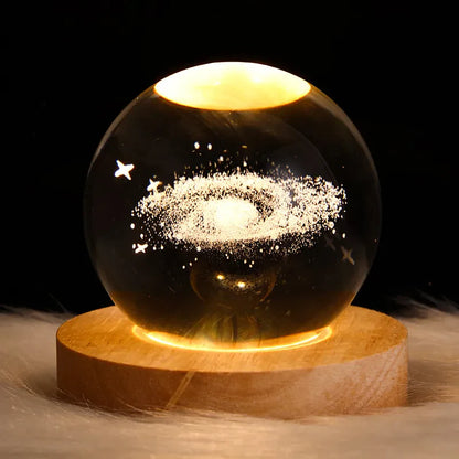 Lámpara Esfera de Cristal 3D StellSphere™